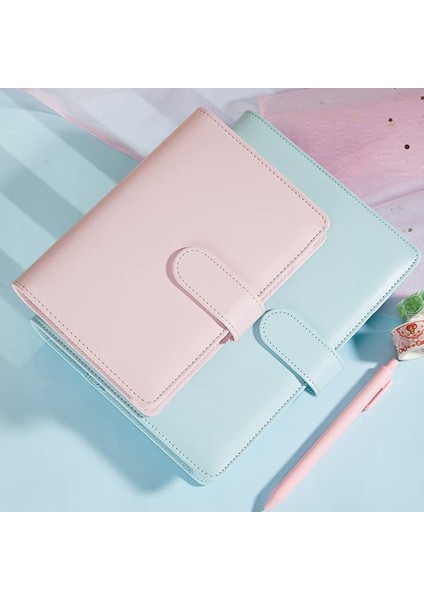 Pembe A6 Pu Deri Planlayıcısı Dizüstü Gündem Bütçe Çalışma Kitabı Zarf Bağlayıcı Cepler Para Tasarrufu Için Fatura Organizatör (Yurt Dışından) modelleri