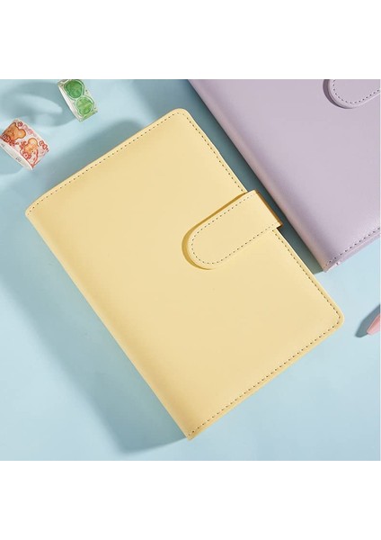 Pembe A6 Pu Deri Planlayıcısı Dizüstü Gündem Bütçe Çalışma Kitabı Zarf Bağlayıcı Cepler Para Tasarrufu Için Fatura Organizatör (Yurt Dışından) indirimleri
