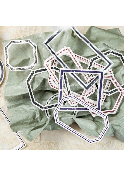 D Yoofun 30 Sayfa/kitap Retro Malzeme Kağıt Not Serisi Biletler Not Kağıdı Notlar Bloknot Günlük Kırtasiye Pul Scrapbooking (Yurt Dışından)