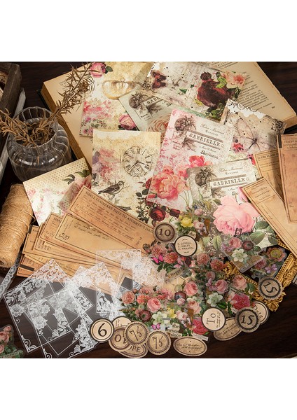 D-Fairy Dans 80 Adet Malzeme Kağıt Çiçek Günlüğü Destek El Yazısı Yazma Karalama Defteri Okul Ingilizce Tedarikçisi Scrapbooking Defterleri 167*95 mm (Yurt Dışından)