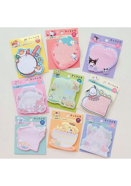 G 30 Sayfa Sevimli Karikatür Bloknot Kawaii Yapışkan Notlar Kız Günlüğü Dıy Dekoratif Okul Defteri Japon Kırtasiye (Yurt Dışından)