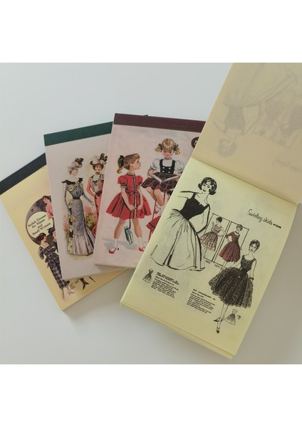 Stil 4 Vintage Nostaljik Retro Karakterler Bayan Beyefendi Malzeme Kağıt Dıy Günlüğü Önemsiz Dergisi Süslemeleri Günlük Albümü Scrapbooking (Yurt Dışından) fiyatları