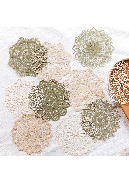 Stil 3 Estetik Çiçek Içi Boş Pencere Çerçevesi Malzeme Kağıt Önemsiz Dergisi Planlayıcısı Scrapbooking Vintage Dantel Dekoratif Dıy Kraft El Işi Kağıdı (Yurt Dışından) modelleri