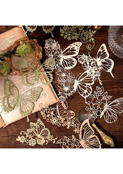 Stil 3 Estetik Çiçek Içi Boş Pencere Çerçevesi Malzeme Kağıt Önemsiz Dergisi Planlayıcısı Scrapbooking Vintage Dantel Dekoratif Dıy Kraft El Işi Kağıdı (Yurt Dışından) fırsatları