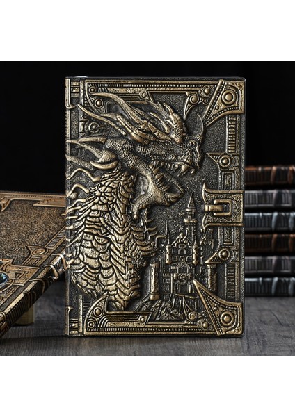 Retro Mavi Avrupa Retro Kalın Sihirli Dizüstü Yaratıcı A5 Günlüğü Kitap Öğrenciler Için Klasik Hediyeler (Yurt Dışından) indirimleri