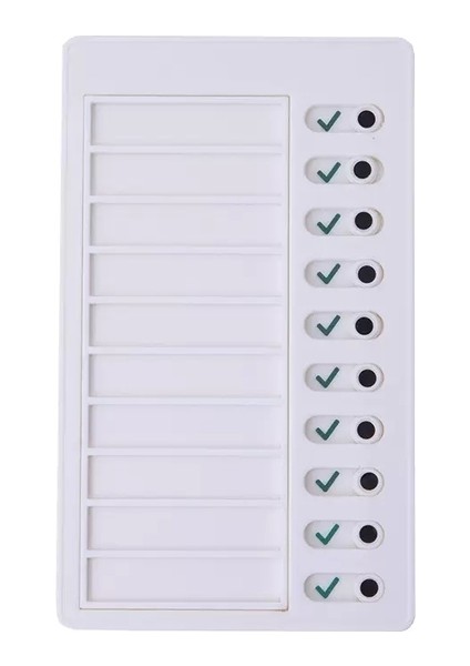 C Ins Öz Disiplin Günlük Planlayıcı Kawaii Yapılacaklar Listesi Not Panosu Ayrılabilir Kontrol Listesi Kore Kırtasiye Görev Planlama Panosu (Yurt Dışından)