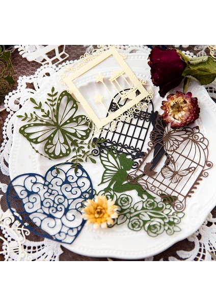 Stil 4 10 Adet Ajur Kabartmalı Vintage Bitki Çiçek Kolaj Kartı Diy Malzeme Kağıt Sanat El Kitabı Dekoratif Etikel Önemsiz Günlük Planlayıcısı (Yurt Dışından) fırsatları