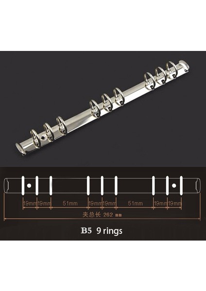 B5 9 Halka 20 Altın Vidalı 20MM 25MM 30MM Dıy Telli Klasör Klipsi Vidalı, 2 6 4 9 20 26 30 Delikli Mekanizma, 280=285, A4 B5 A5 A6 A7 (Yurt Dışından)