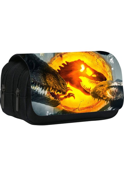 Stil 1 Dinozor Kalem Kutuları Anime Kawaii Kalem Çantaları Sabit Öğrenci Sevimli Okul Ofis Çift Katmanlı Kırtasiye Kutusu Kalem Kutuları (Yurt Dışından) modelleri