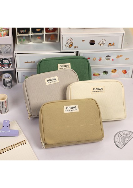 Bd-Zbgrxd-05 Jıanwu Çok Fonksiyonlu Büyük Kapasiteli Tuval Kalem Kutusu Yaratıcı Basit Depolama Kalem Kutusu Öğrenci Malzemeleri Kırtasiye (Yurt Dışından) fiyatları