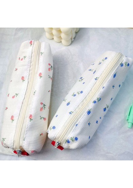 Pembe Çiçek Sevimli Küçük Çiçekler Kalem Kutuları Çiçek Pamuk Keten Kalem Çantası Basit Kalem Çantası Saklama Torbaları Okul Malzemeleri Kawaii Kırtasiye 1 Adet (Yurt Dışından) fiyatları