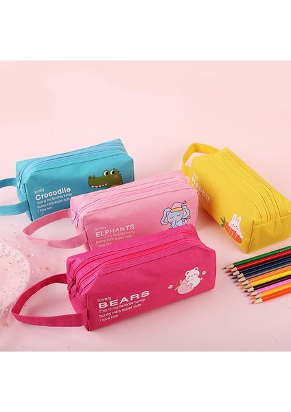 Stil 6 Sevimli Kalem Kutusu Okul Malzemeleri Kalem Çantası Büyük Kapasiteli Estuche Lapices Kore Kırtasiye Trousse Kızlar Için Kalem Kutuları (Yurt Dışından) modelleri