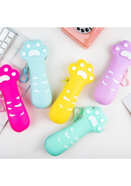 F 1 Adet Lytwtw Yeni Sevimli Karikatür Kawaii Sebze Taşınabilir Silikon Kalem Kalem Çantası Makyaj Kozmetik Cep Okul Kırtasiye Durumda (Yurt Dışından) indirimleri