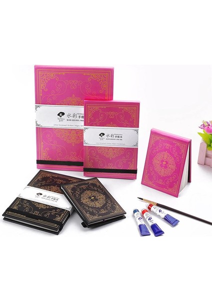 Pembe Ince Taneli 16K Paul Rubens 16K / 32K / 64K Suluboya Kağıdı %50 Pamuk Zarif Resim Yazma Defteri 300G (Sanatçılar Için) (Yurt Dışından) fiyatları