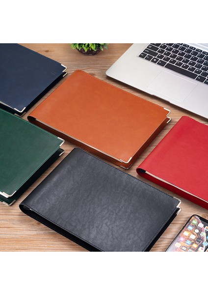 D1 B5 Yatay Gevşek Yaprak Defter Not Defteri Yumuşak Deri Plan Kitabı Cornell Not Defteri Yaratıcı Zihin Haritası Dizüstü Hediye Ofis Malzemeleri (Yurt Dışından) indirimleri