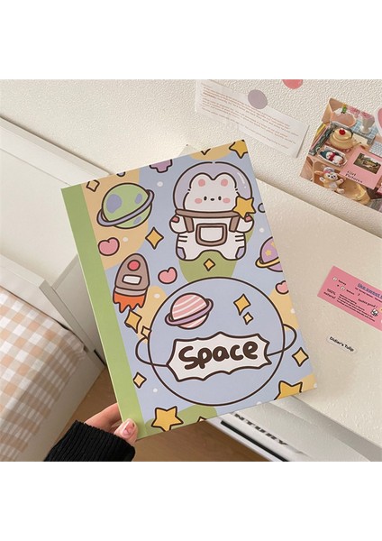 A5 Kapak Kawaii A5 Bağlayıcı Kitap Defter Fotocard Toplamak Idol Albümü Günlük Kağıt Kapak Değiştirilebilir Kartpostallar Depolama Okul Kırtasiye (Yurt Dışından)