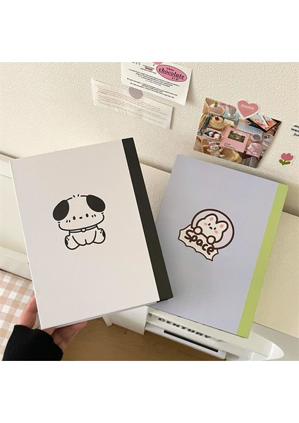 A5 Kapak Kawaii A5 Bağlayıcı Kitap Defter Fotocard Toplamak Idol Albümü Günlük Kağıt Kapak Değiştirilebilir Kartpostallar Depolama Okul Kırtasiye (Yurt Dışından)