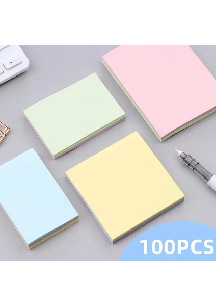 BEARS100SHEETS 100 Sayfa Yaratıcı Renkli Kendinden Yapışkanlı Not Defteri Öğrenci Profesyonel Not Kağıdı (Yurt Dışından) modelleri