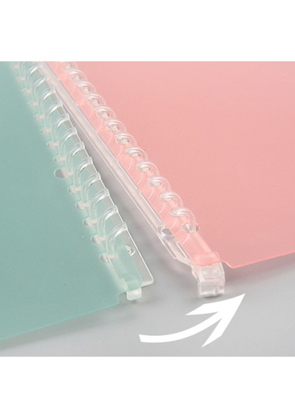 A5 Kapak Şeffaf A5/b5 20/26 Delik Not Defteri Gevşek Yaprak Kapak Plastik Doldurulabilir Dizüstü Sayfalama Ayırıcı Dosya Klasörü Halka Bağlayıcı Kırtasiye Aracı (Yurt Dışından) modelleri