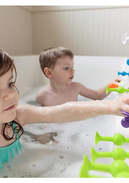 Vantuzlu Vakum Molekül 50 Parça Yapı Taşları Popit Duyusal Eğitici Oyuncak Squigz