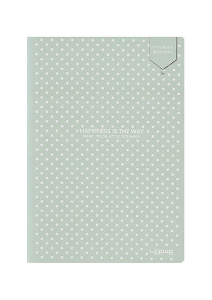Yeşil A5 Noktalı A5 Sevimli Noktalı Günlük Bullet Defter Kırtasiye Yumuşak Kapak Günlüğü Seyahat Planlayıcısı (Yurt Dışından)