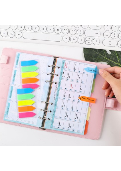 Bir Set Yeni A6 Gevşek Yaprak Defter Dolum Spiral Ciltleyici Iç Sayfa Bütçe Sayfası Haftalık Aylık Iç Kağıt Kırtasiye Ofis Malzemeleri (Yurt Dışından) indirimleri