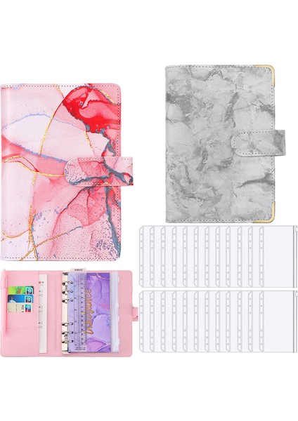 A6-12PCS A6 Mermer Renkli Para Bütçe Planlayıcısı Bağlayıcı Zarflar Nakit Defter Kapağı Bütçeleme Için Para Organizatör Bütçe Bağlayıcı Için (Yurt Dışından) fiyatları