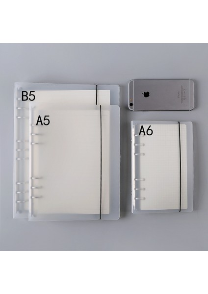 Sadece Izgara A6 Günlüğü 2023 A7 A6 A5 Şeffaf Gevşek Yaprak Bağlayıcı Defter Iç Çekirdek Kapak Not Defteri Dergisi Planlayıcısı Ofis Kırtasiye Malzemeleri (Yurt Dışından)