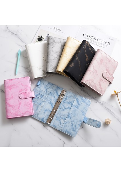 Pembe A6 2023 Yeni A6 Mermer Pu Ciltli Defter Dıy Ciltli Defter Kapağı Günlüğü Gündem Planlayıcısı Kağıt Kapak Okul Kırtasiye (Yurt Dışından) indirimleri