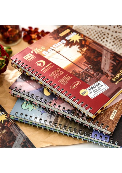 S19670-3 Mr.paper 4 Tasarım Ins Tarzı Defter Bobin Kitap Retro El Yazısı Defter Planlayıcısı Okul Malzemeleri Kore Kırtasiye Dergileri (Yurt Dışından) modelleri