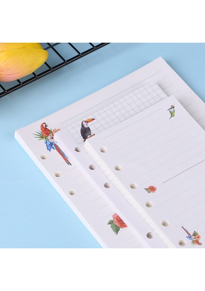 Nokta A7 Toplam 90 Sayfa 45 Sayfa Kawaii A5 A6 Gevşek Yaprak Defter Kağıdı Dolum Spiral Ciltleyici Dizin Iç Sayfalar Aylık Haftalık Günlük Planlayıcı Gündem A7 (Yurt Dışından) indirimleri