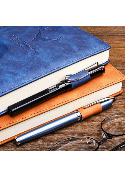 Auburn A5 360 Sayfa Süper Kalın Deri A5 Defter Günlük Iş Ofis Çalışma Defterleri Not Defteri Günlüğü Okul Malzemeleri (Yurt Dışından) indirimleri