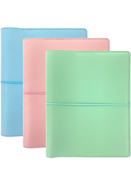 Sadece Siyah Kapak A5 2022 Program Planlayıcısı Acıbadem Kurabiyesi Renkli Pvc Yumuşak Deri Not Defteri Koruyucu Set Junior A5 Defter Küçük Yaratıcı Defter Kapağı (Yurt Dışından)