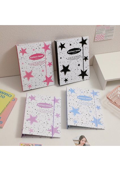 Lazer 4 GIRD-10PC Sharkbang Yıldız Serisi A5 Bağlayıcı Halka Sert Kapak Toplama Kitap Kpop Fotoğraf Albümü Yedekler Bandaj Kartpostallar Etiket Organizatör (Yurt Dışından) fırsatları