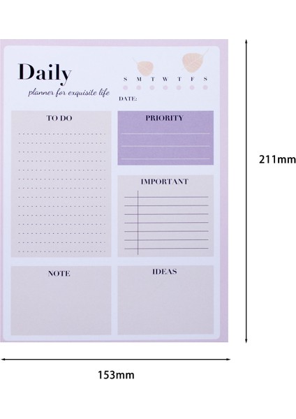 Günlük Planlayıcı - Nane Sharkbang Yeni Geliş Morandi Gündemi Günlük Planlayıcı, 100GSM Kağıt 52 Sayfa Yapılacaklar Listesi Not Defterleri Posta Notları Zaman Çizelgesi Not Defteri (Yurt Dışından) modelleri