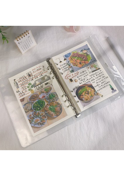 Dolum Kağıdı-Boş A5 Sharkbang A5 Glitter Ciltli Defter Fotoğraf Organizatör Gevşek Yaprak Günlüğü Mermi Pp Kollu Kitap Dergisi Gündemi Kırtasiye Toplayın (Yurt Dışından) modelleri