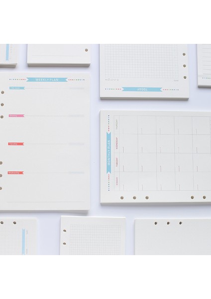 Yaprak A5 14X21 cm A5 A6 6 Delik Gevşek Yaprak Dolum Kağıdı Renkli Planlayıcısı Ekle Dizüstü Haftalık Ay Planlayıcısı Izgara Yapılacaklar Listesi 40 Sayfa/pc (Yurt Dışından) fiyatları