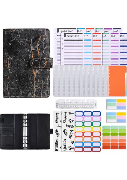 Yeşil Set A6 Şerit Mor Para Bütçe Planlayıcısı Bağlayıcı Fermuar Zarflar Bütçeleme Için Nakit Zarflar Bütçe Bağlayıcı Için Para Organizatör (Yurt Dışından) indirimleri