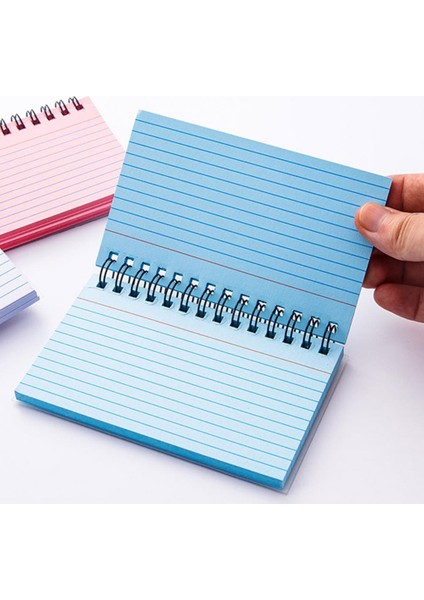 Pembe Çok Fonksiyonlu Mesaj Defteri Akademik Hafif Not Defteri Kütüphane Dizüstü Bilgisayarı Için Küçük Spiral Defter (Yurt Dışından)