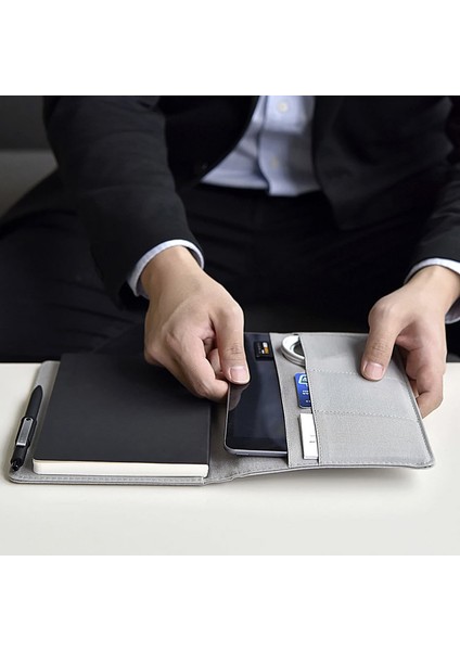 1 Pc Değiştirin Siyah Youpin Kaco A5 Dizüstü Bilgisayar Akıllı Ev Asil Kağıt Pu Kart Yuvası Cüzdan Kitap Ofis Seyahat Için Bir Hediye ile (Yurt Dışından)