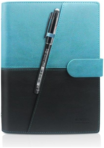 Yeşil-Siyah A5 Dropshipping Akıllı Silinebilir Defter Deri Kağıt Yeniden Kullanılabilir Wirebound Notebook Bulut Depolama Flash Depolama Kalemle Astarlı (Yurt Dışından)