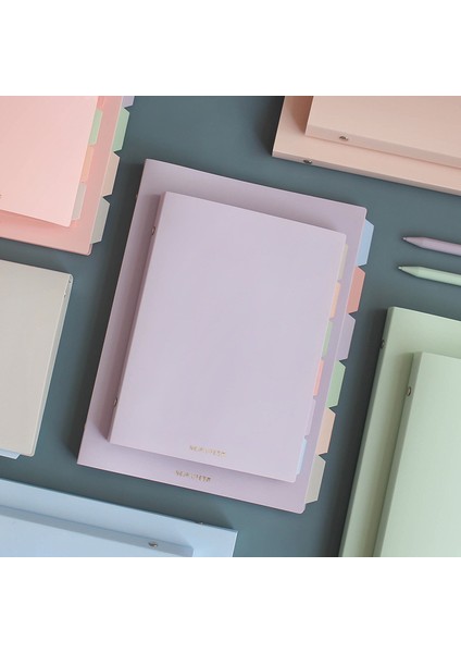 Açık Pembe B5 A5/b5 Morandi Gevşek Yaprak Defter Pvc Kapak Bağlayıcı 60 Sayfa Hattı Doldurulabilir Ofis Okul Dergisi Malzemeleri Kırtasiye (Yurt Dışından) fiyatları