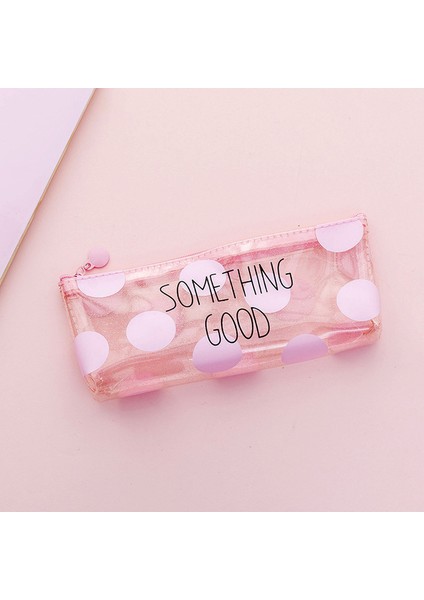 Iyi Bir Sevimli Kawaii Pembe Kedi Kalem Kutusu Okul Malzemeleri Kızlar Için Kırtasiye Hediye Büyük Kalem Çantası Şeffaf Kalem Çantası Okul Araçları (Yurt Dışından)