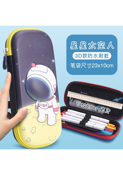 12 Sevimli Kalem Kutusu Kore Unicorn Kawaii Kırtasiye Kalem Kutusu 3D Astronot Trousse Scolaire Kalem Kutusu Okul Malzemeleri Kalem Kutusu (Yurt Dışından)