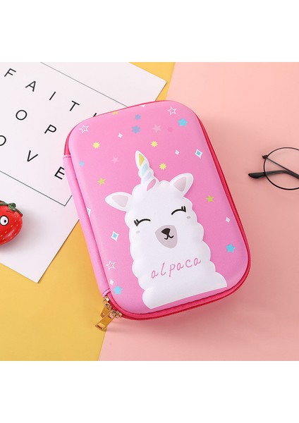 Pembe Kalem Kutusu Kawaii Unicorn Kız Sevimli Estojo Escola Malzeme Okul Malzemeleri Yüksek Kapasiteli Kalemlik Kalem Kutusu Piornik Szkolny (Yurt Dışından)