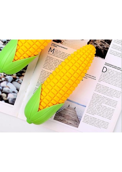 Sarı Simülasyon Mısır Şekli Silikon Kalem Kutusu Kalem Çantaları Dörtlü Kalem Çantası Öğrenci Kırtasiye Okul Malzemeleri Depolama Cartuchera (Yurt Dışından)