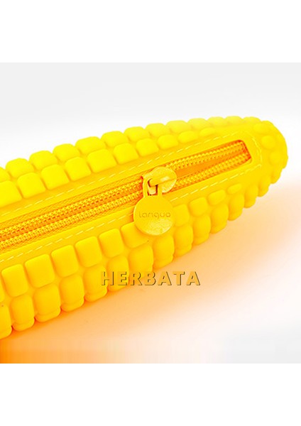 Sarı Simülasyon Mısır Şekli Silikon Kalem Kutusu Kalem Çantaları Dörtlü Kalem Çantası Öğrenci Kırtasiye Okul Malzemeleri Depolama Cartuchera (Yurt Dışından) indirimleri