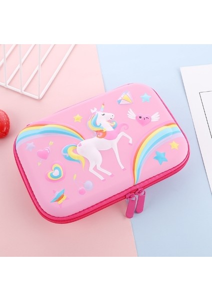 J Kalem Kutusu Kawaii Unicorn Kız Sevimli Estojo Escola Malzeme Okul Malzemeleri Yüksek Kapasiteli Kalemlik Kalem Kutusu Piornik Szkolny (Yurt Dışından)