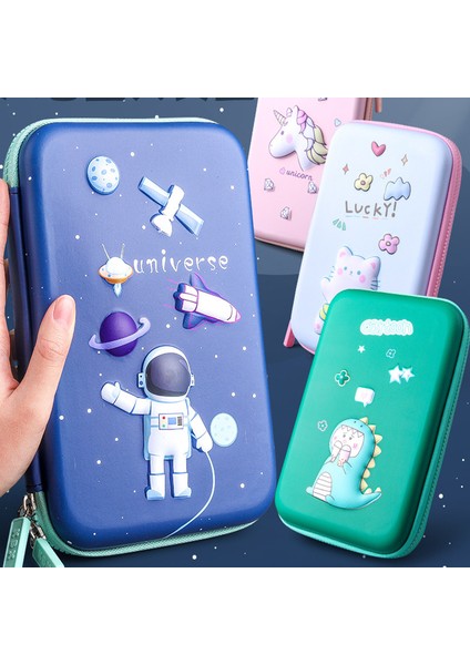 J Kalem Kutusu Kawaii Unicorn Kız Sevimli Estojo Escola Malzeme Okul Malzemeleri Yüksek Kapasiteli Kalemlik Kalem Kutusu Piornik Szkolny (Yurt Dışından)