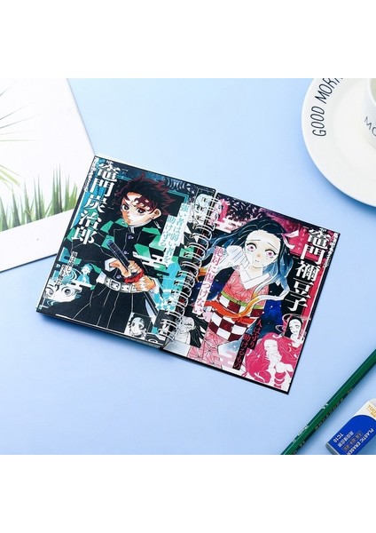 Stil 3 Iblis Avcısı Sketchbook Anime Dizüstü Programları Kırtasiye Okul Malzemeleri Sabit Kawaii Günlüğü Not Defteri Kamado Nezuko (Yurt Dışından)